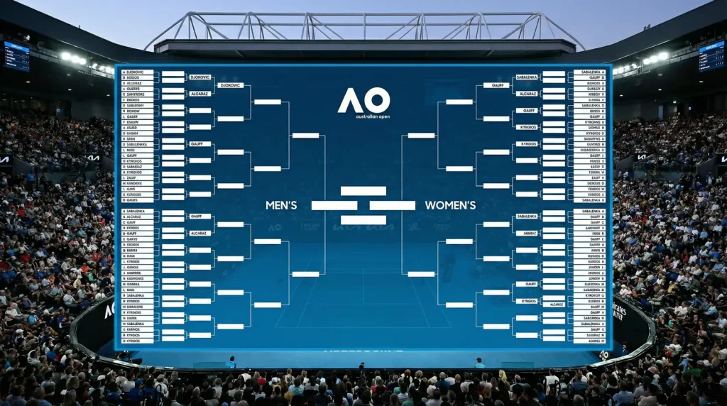 Analisis del cuadro del Australian Open cruces y camino al titulo