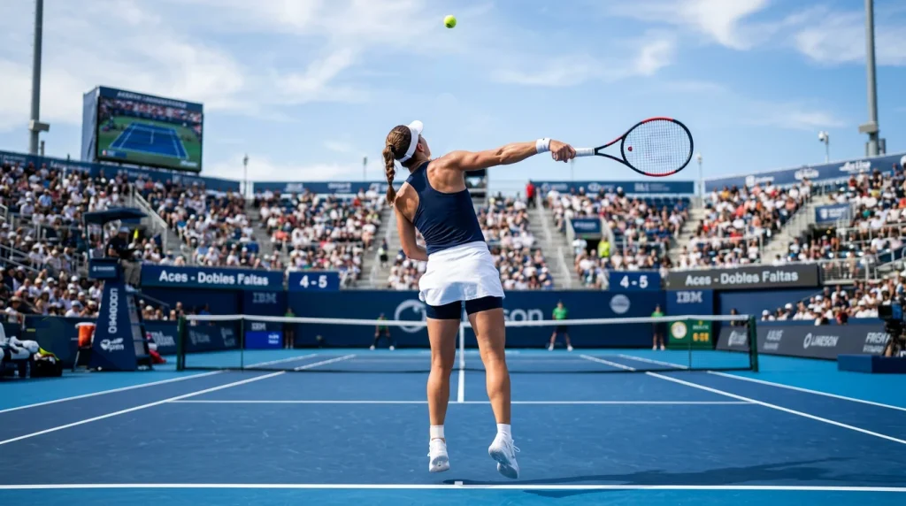 Apuestas a aces y dobles faltas en tenis mercados de servicio